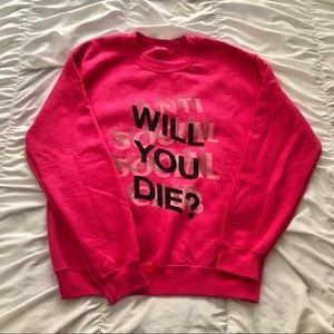 Anti social social club crew neck sweatshirt